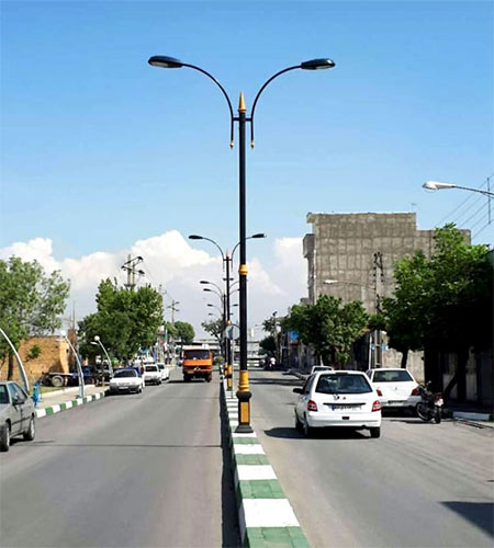 پایه چراغ دکوراتیو پارکی