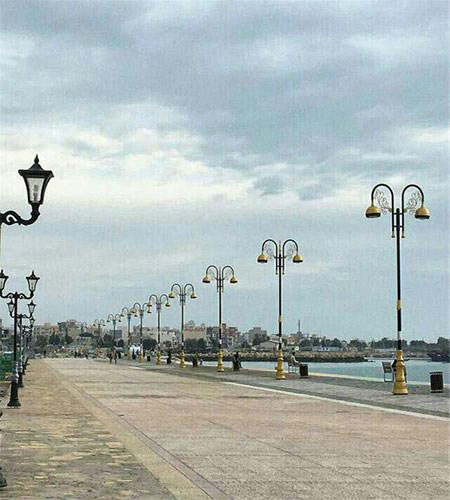 نصب پایه چراغ دکوراتیو